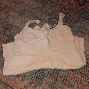Linen romper S/M NWOT
